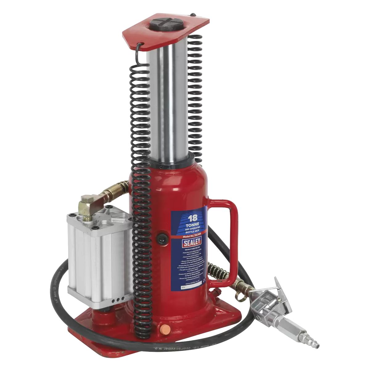 Sealey YAJ18S Air Operated Bottle Jack 18 tonne