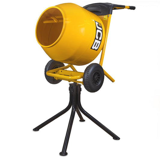 JCB CM150E-110 134L Seam Welded Tip Up Cement Mixer 550W Electric Motor 110V