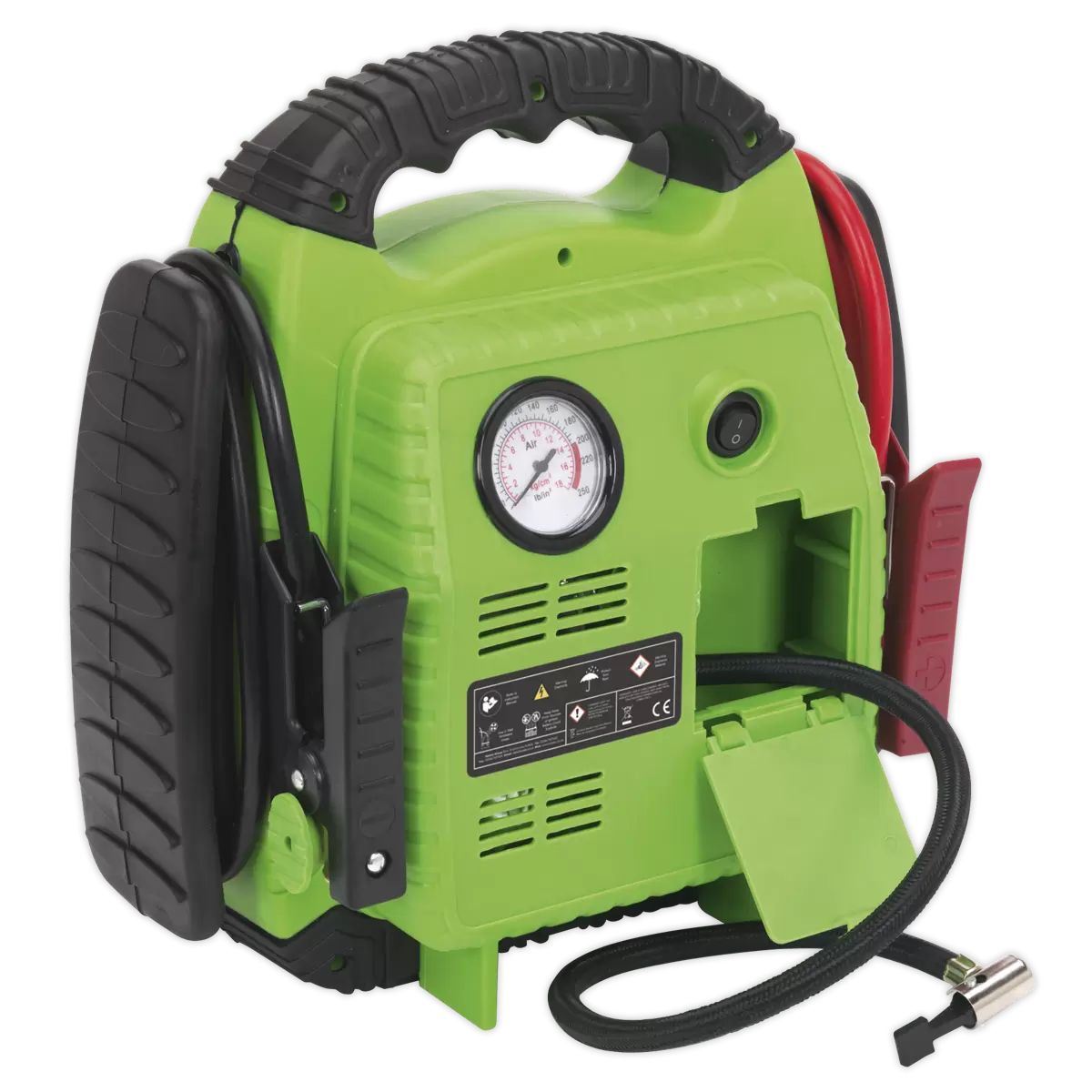 Sealey RS1322HV 12V Emergency Jump Starter with Air Compressor