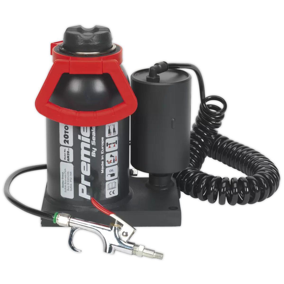 Sealey AM20 20tonne Manual/Air Hydraulic Bottle Jack