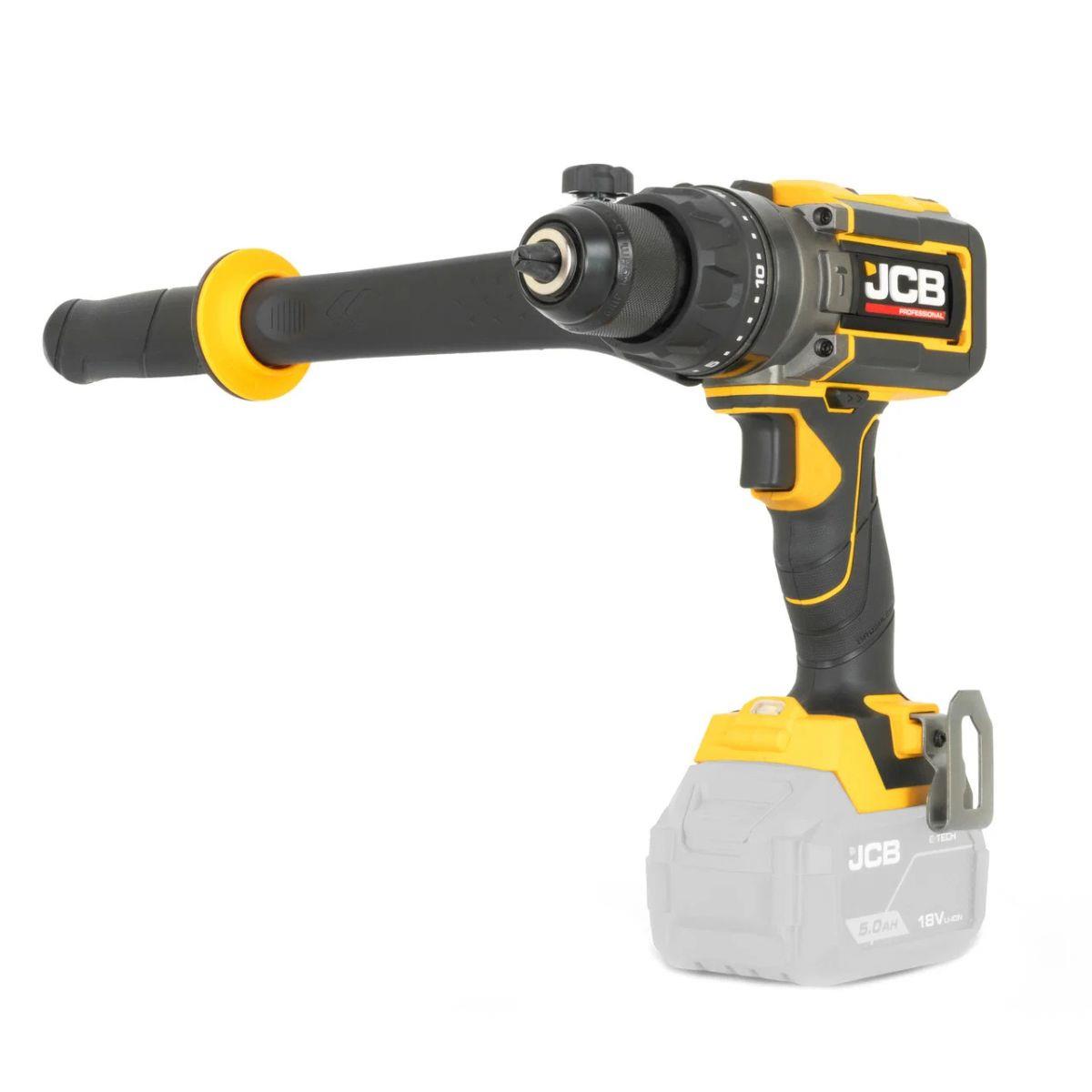 JCB-18PKIT-3 Pro 18V Combi Drill & Impact Driver With 2 x 5.0Ah Batteries & 4.5A Fast Charger in Carry Case
