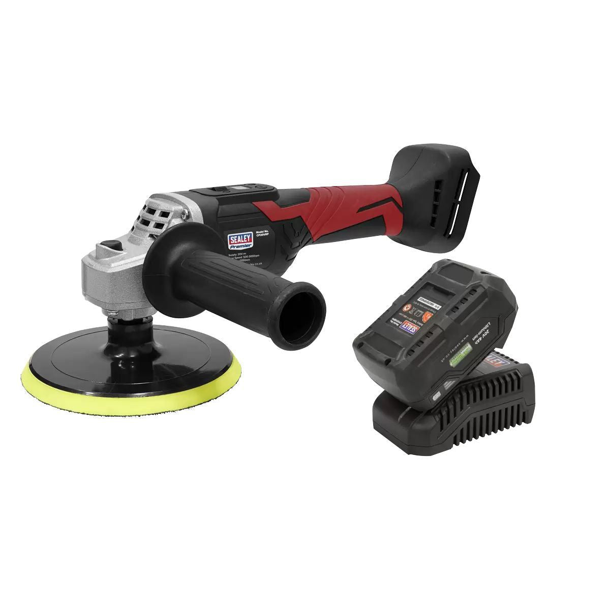 Sealey CP20VRPKIT Ø150mm Cordless Rotary Polisher Kit 20V/4Ah