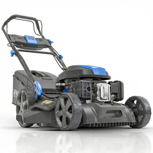Hyundai HYM22200SPEX 56cm Electric Start Self-Propelled 3-in-1 Petrol Lawnmower