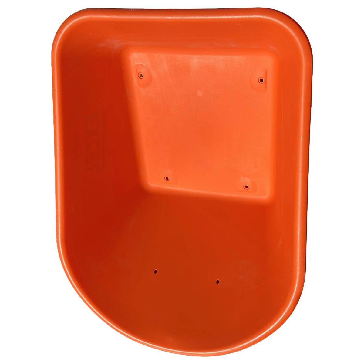 Excel Heavy Duty Orange Wheelbarrow with 120L HDPE Tray Item Condition Damaged Box