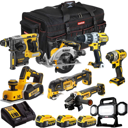 Dewalt 18V 8 Piece Combo Kit with 3 x Batteries & Charger T4TKIT-2049