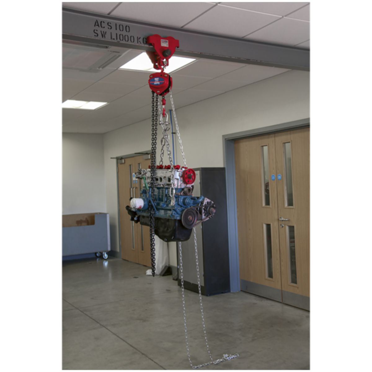 Sealey CB1000 1 Tonne Chain Block 2.5m Drop