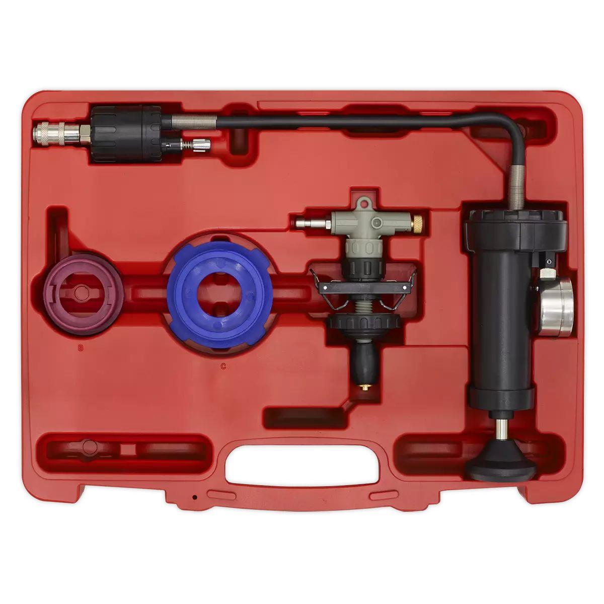 Sealey VS0012 Cooling System Pressure Test Kit 4pc