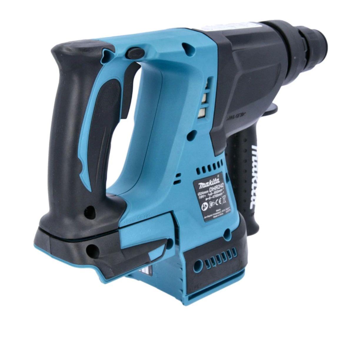 Makita DHR242RTJ 18V LXT Cordless Brushless 24mm SDS Plus Rotary Hammer Drill With 2 X 5.0Ah Batteries, Charger & Case