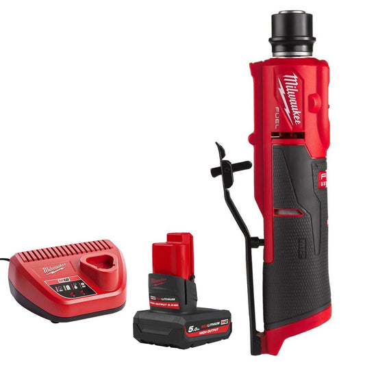 Milwaukee M12FTB-0 12V Brushless Low Speed Tyre Buffer With 1 x 5.0Ah Battery & Charger