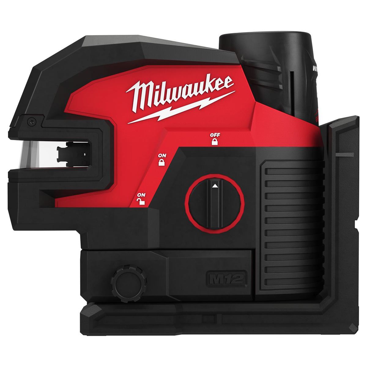 Milwaukee M12CLL4P-301C 12V 4 Points Green Cross Line Laser with 1 x 3.0Ah Battery, Charger & Case 4933479204