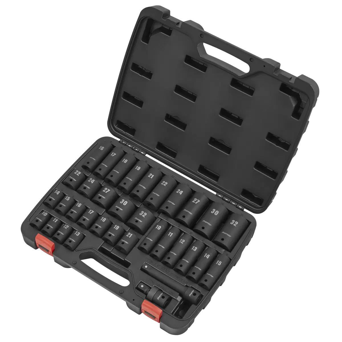 Sealey AK5634M Premier Impact Socket Set 1/2