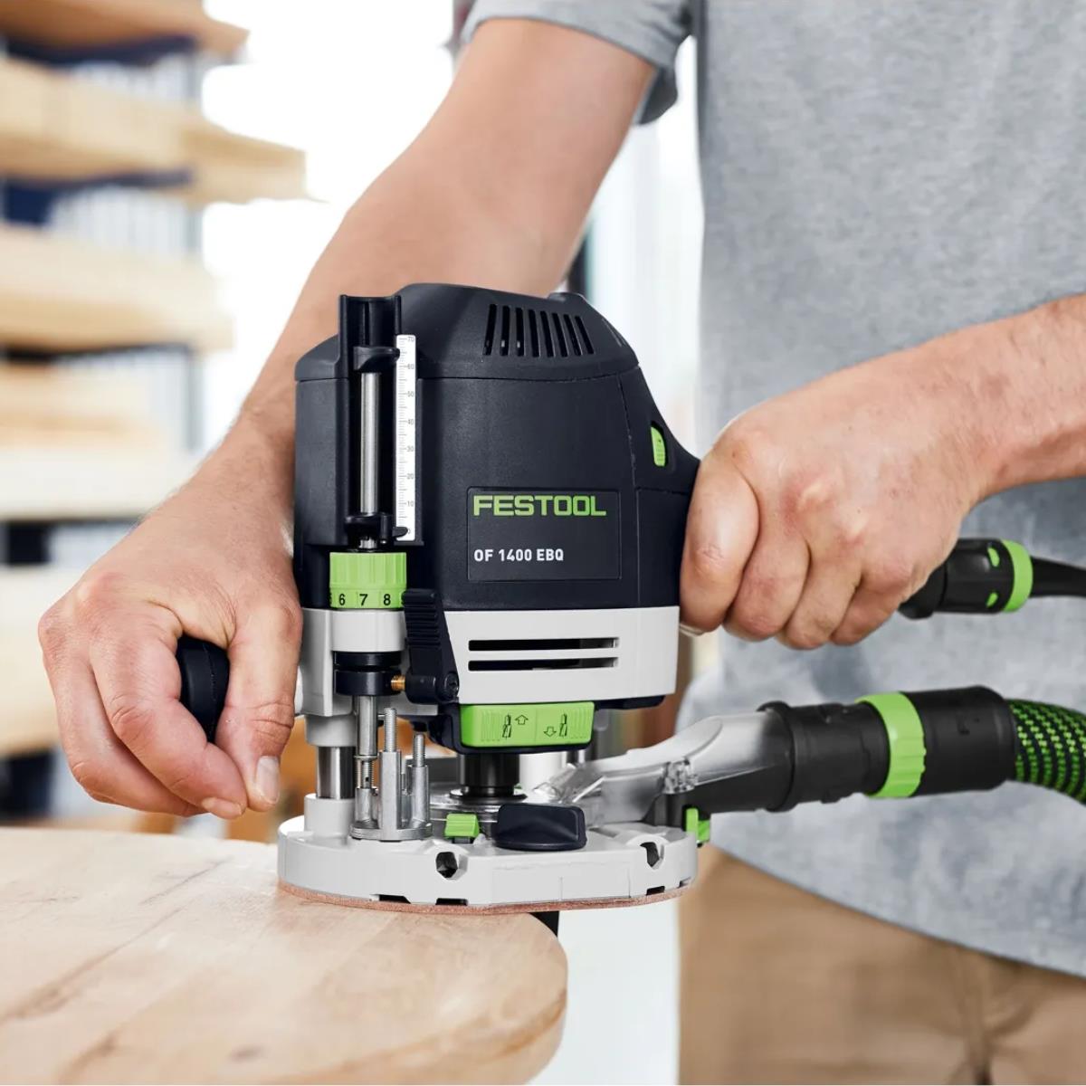 Festool OF 1400 EQ-Plus 110V Router with Light Module & Case 578941