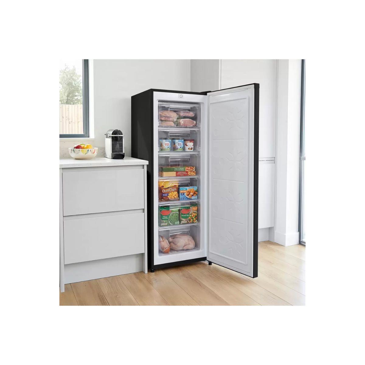 Sealey DH325 Baridi Freestanding Tall Freezer 177L Capacity Black 230V
