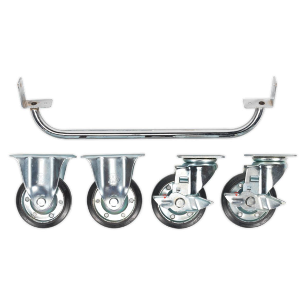 Sealey API565KIT Industrial Handle and Wheel Kit for 565mm Cabinets