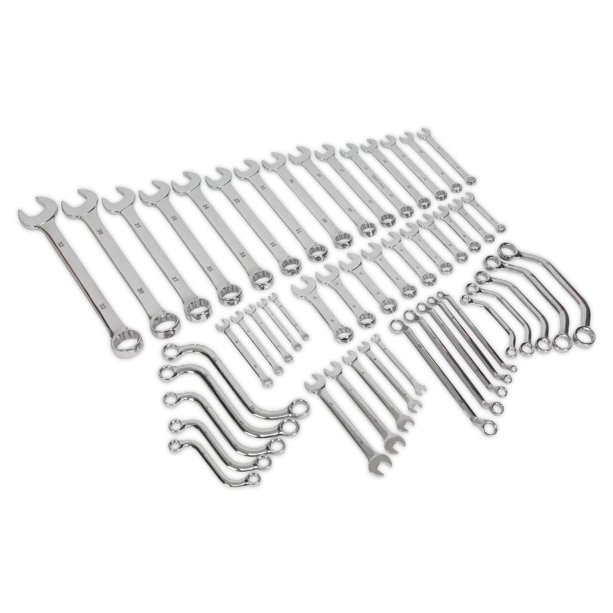 Sealey S01084 Multipurpose Spanner Set 50pc