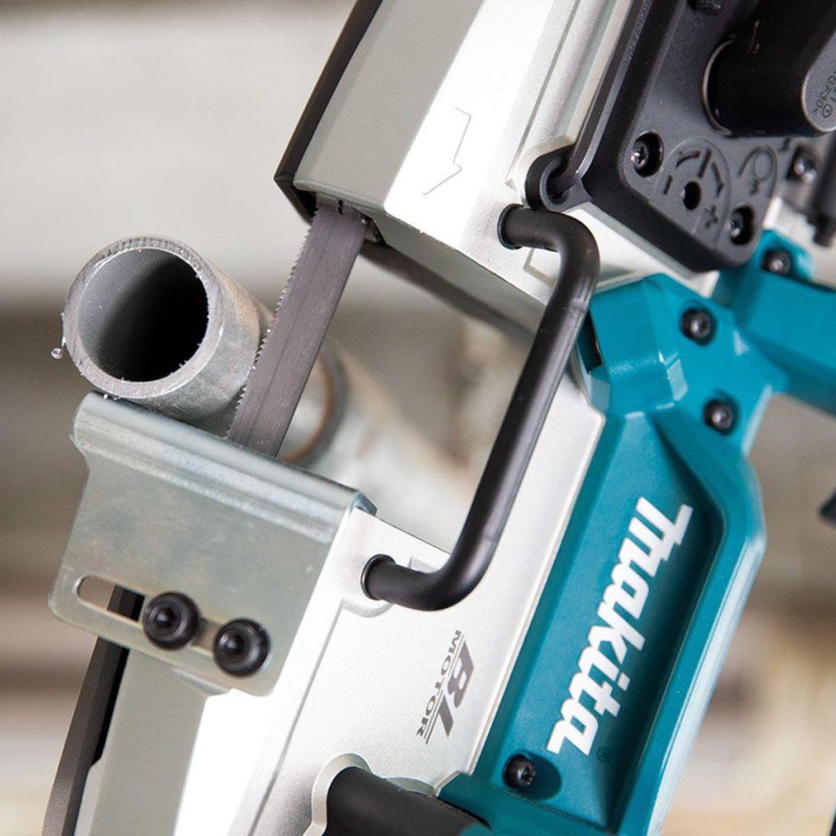 Makita DPB184Z 18V LXT Brushless Portable Band Saw with 1 x 5.0Ah Battery & Charger