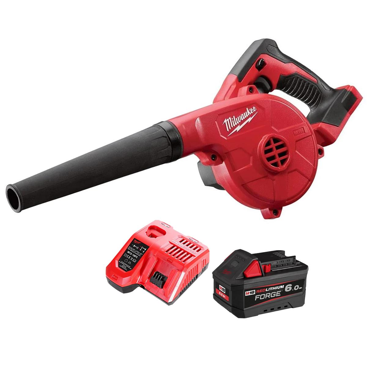 Milwaukee M18BBL-0 18V Compact Blower With 1 x 6.0Ah Battery & Charger