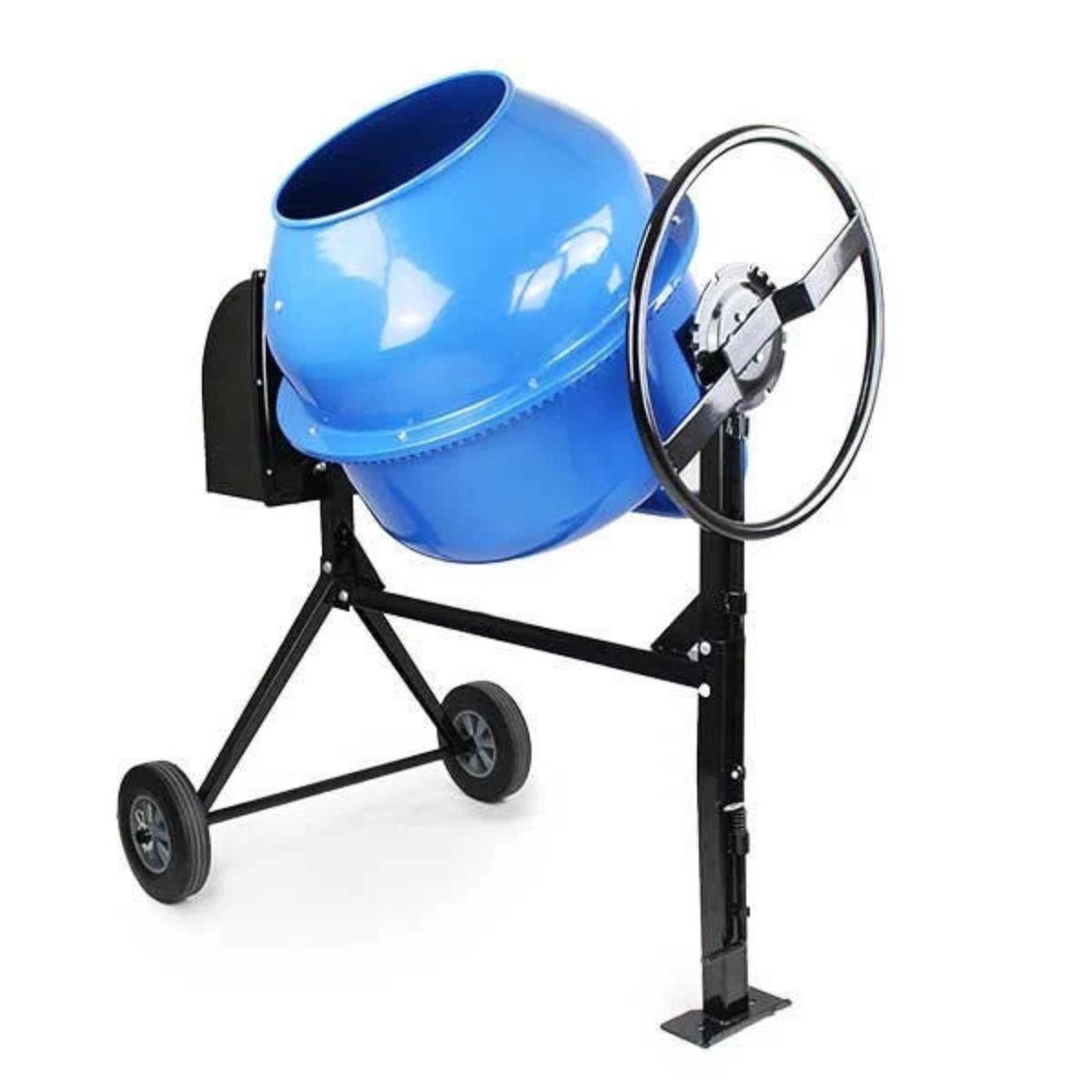 Hyundai HYCM160E 160L Portable Electric Cement Concrete Mixer 230V/650W