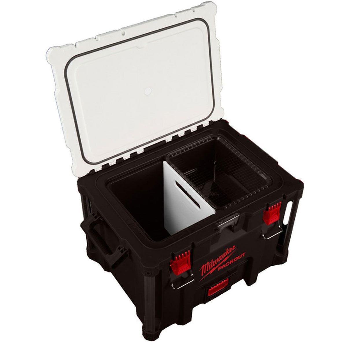 Milwaukee Packout Rolling Drawer Tool Box Trolley With 38L XL Cooler