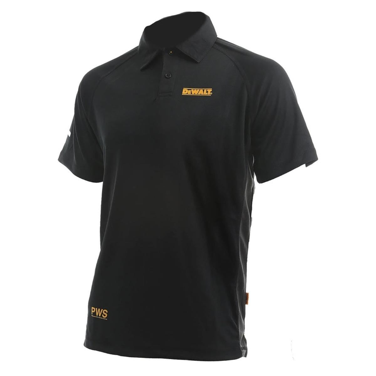 Dewalt Rutland Performance Polo Shirt Black - Size L