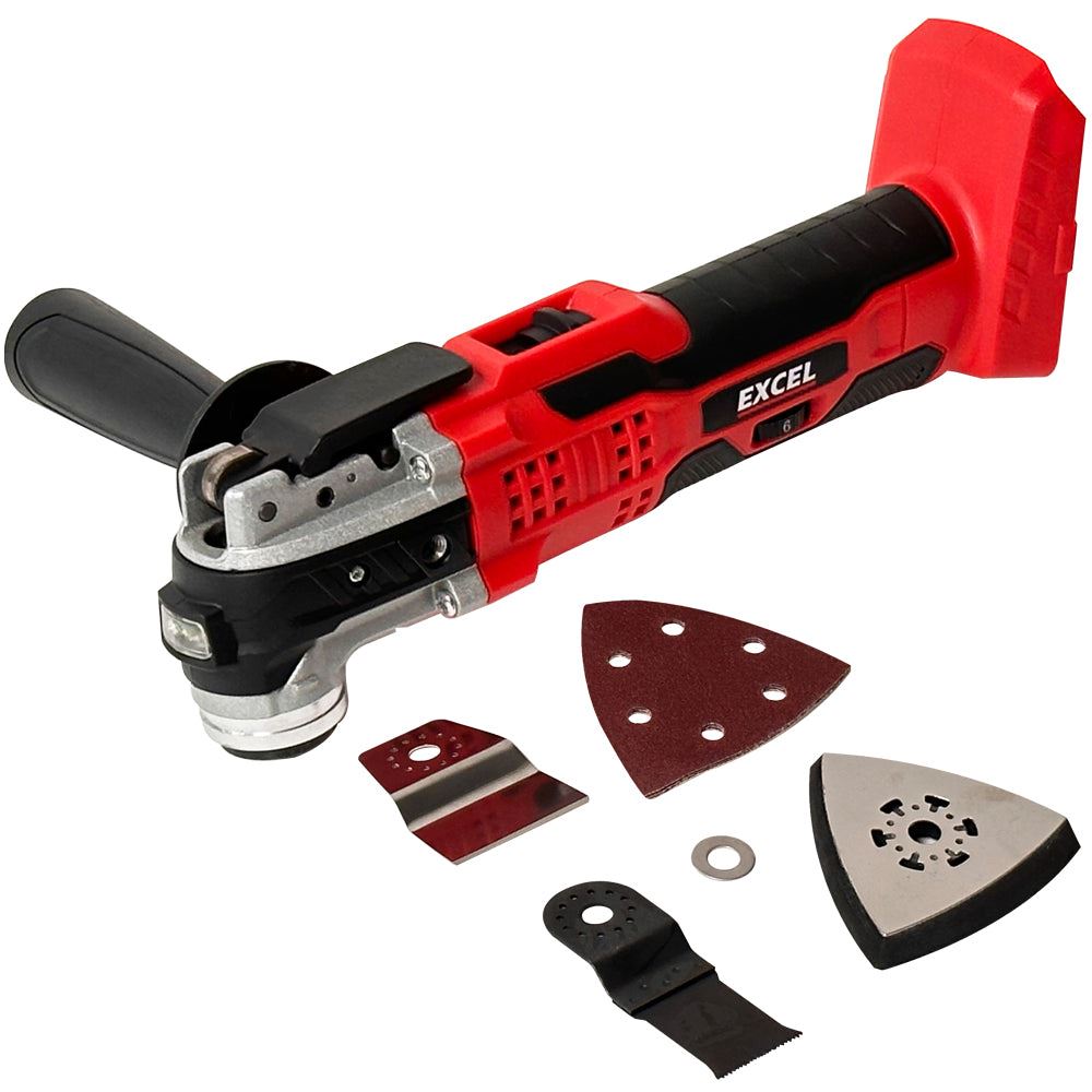 Excel 18V 11 Piece Power Tool Kit with 3 x 4.0Ah Battery Charger & Accessories EXLKIT-17307