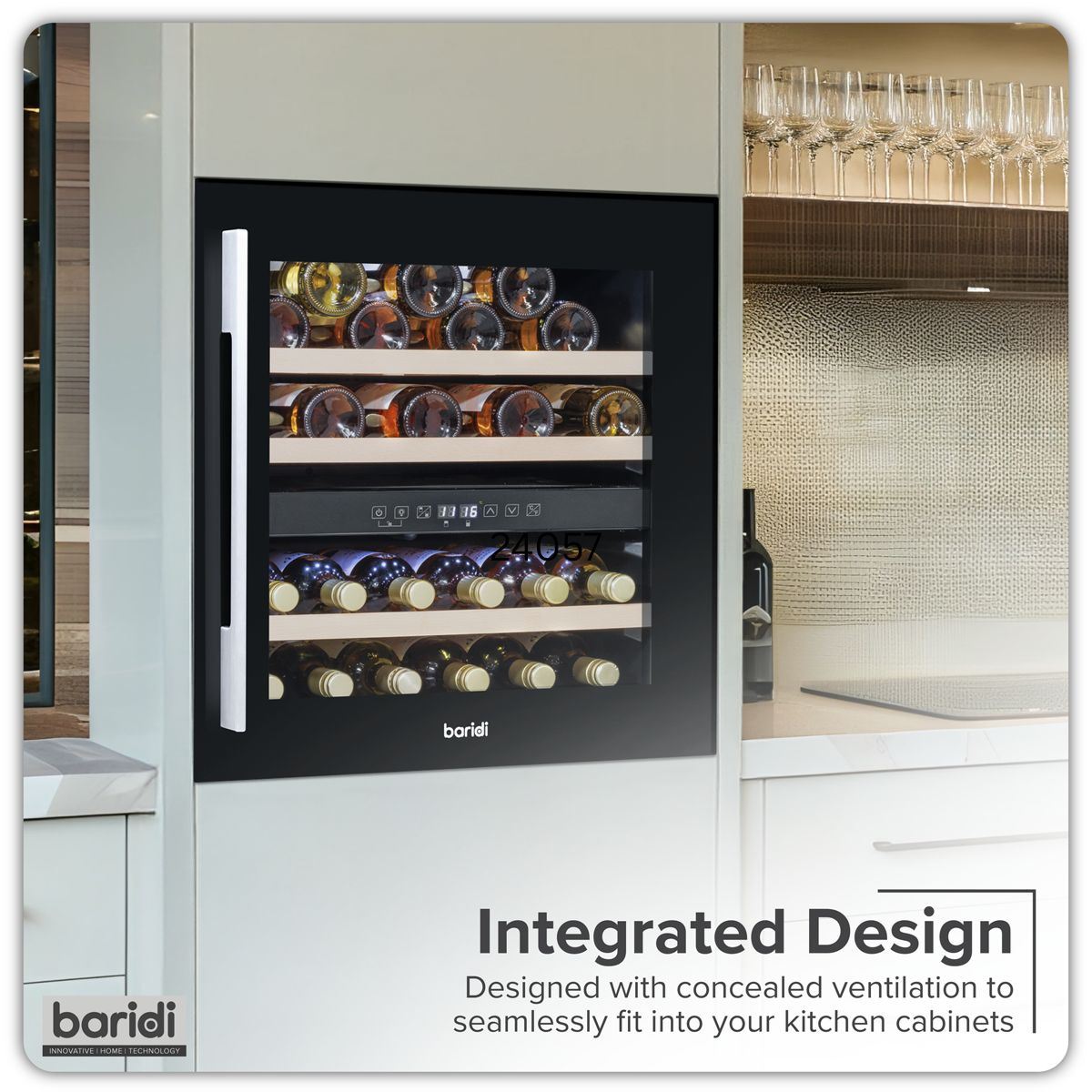 Sealey DH117 Baridi 36 Bottle Fridge & Cooler 60cm