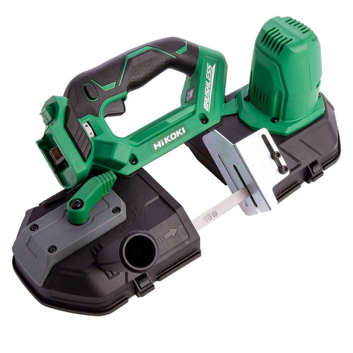 Hikoki CB18DBLJ4Z 18V Brushless Bandsaw with 1 x 2.0Ah Battery & Charger