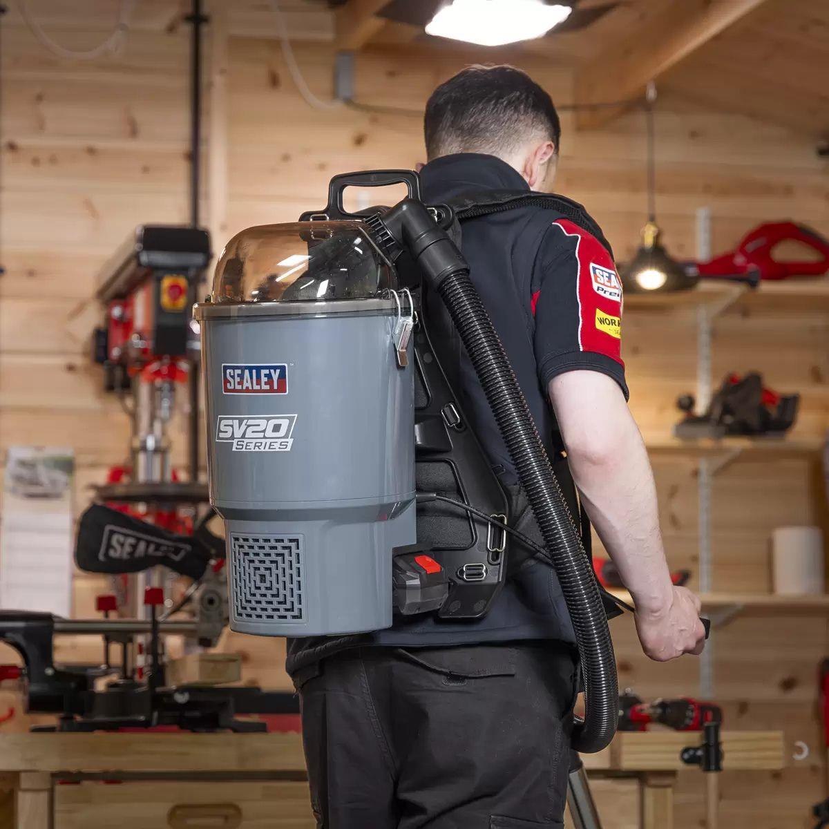 Sealey CP40VBV 40V SV20 Series Backpack Vacuum Cleaner Body Only