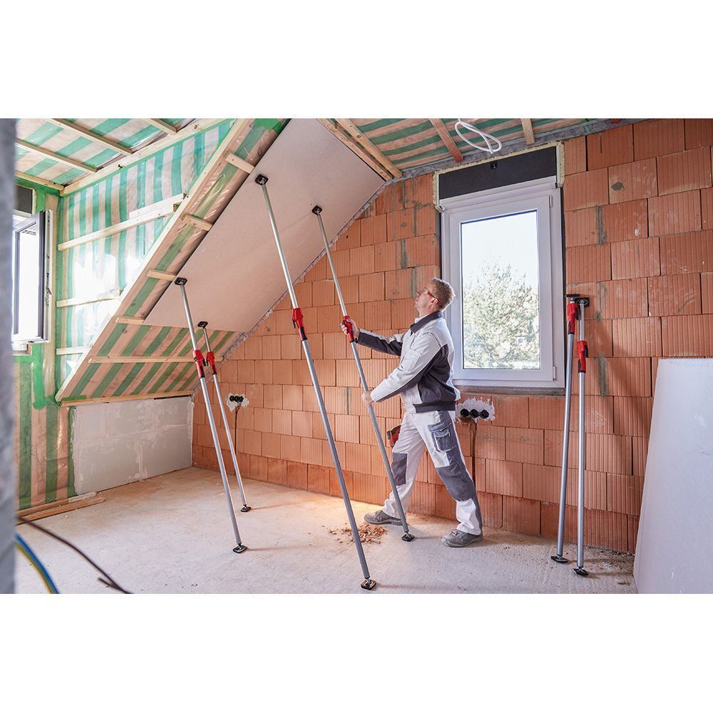 Bessey STE370 2070-3700mm Pump Action Telescopic Drywall Support Bar