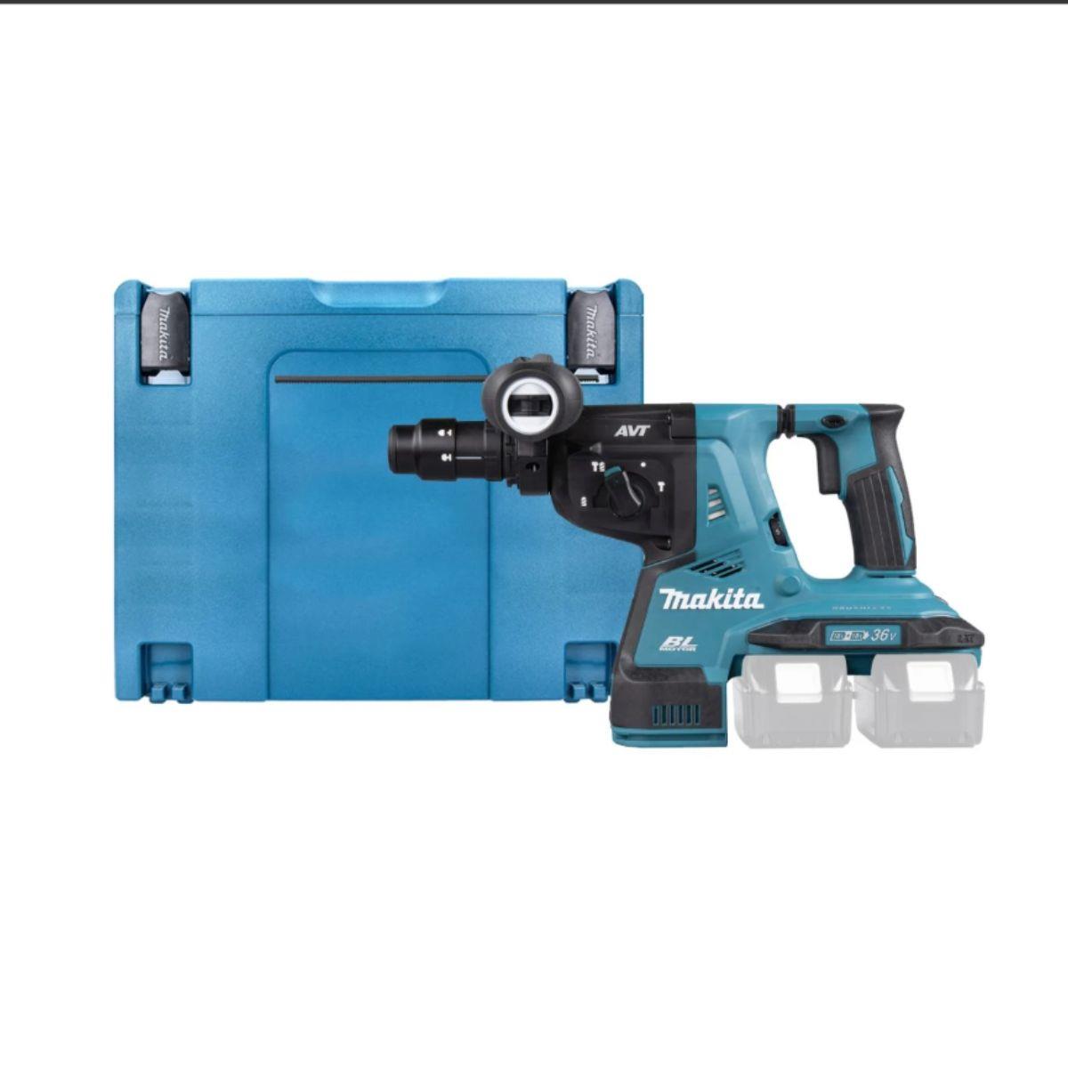 Makita DHR281ZJ 18V Twin LXT Cordless Brushless SDS Plus 3-Mode Rotary Hammer Drill With Case
