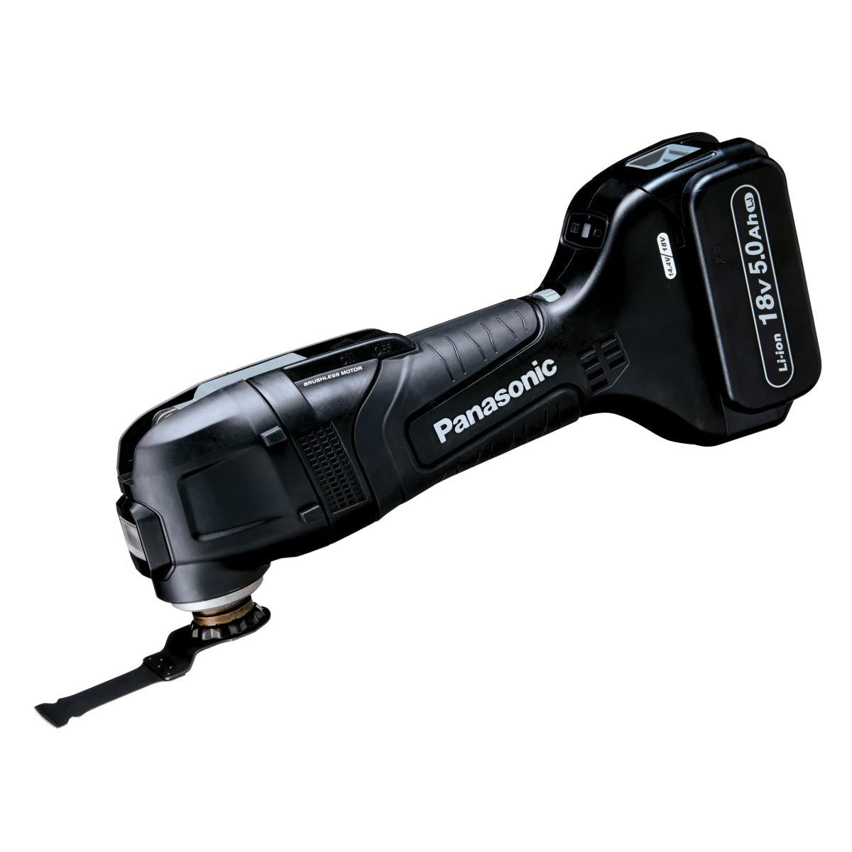 Panasonic PAN46A5LG EY46A5LJ 18V Brushless Multi-Tool 2 x 5.0Ah Li-ion Batteries & Charger With Case