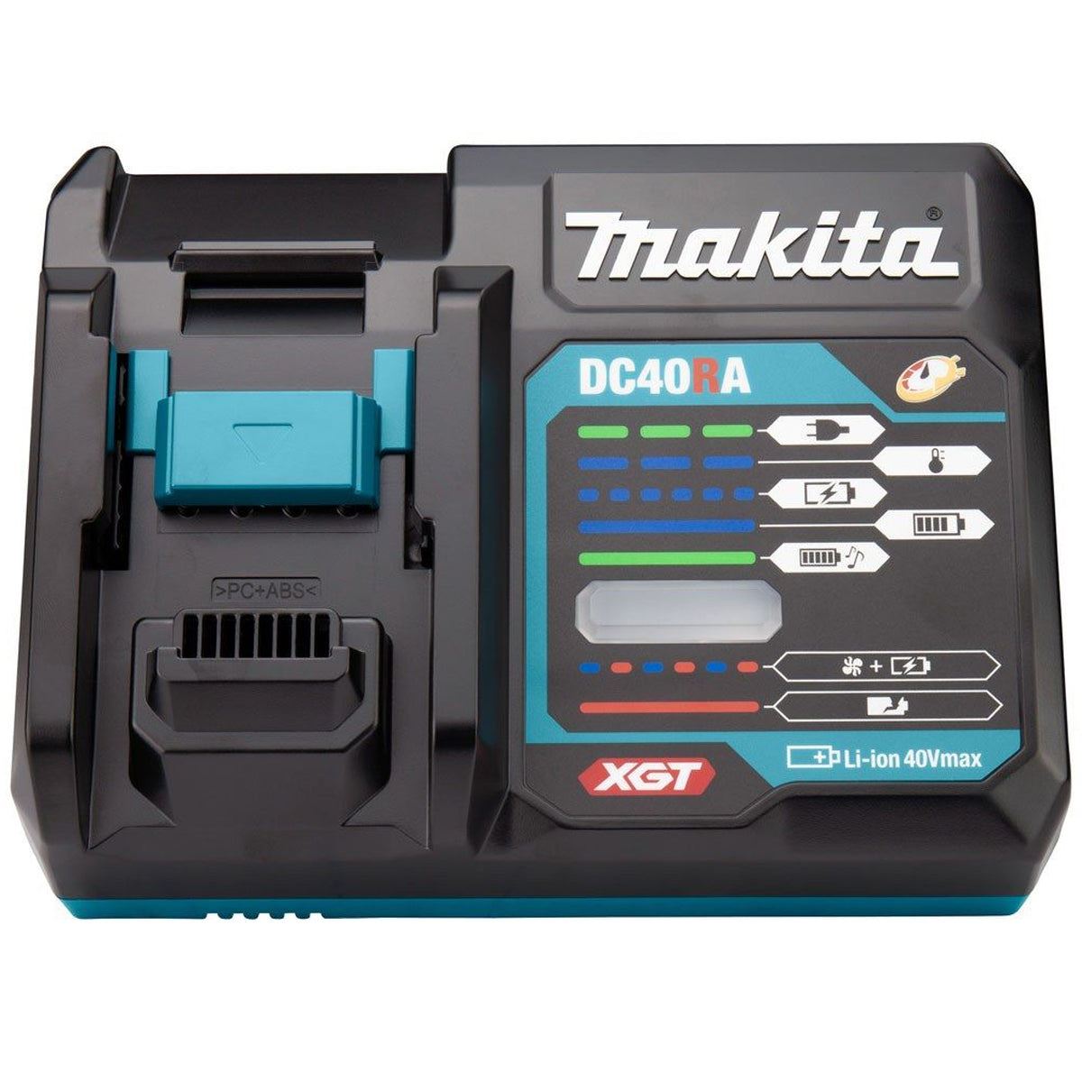 Makita MR002GZ 40V Blue Job Site Bluetooth Radio With 1 x 2.5Ah Battery & Charger
