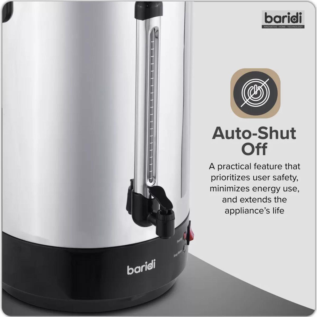 Sealey DH388 Baridi Hot Water Boiler, Tea Urn 30L Capacity Stainless Steel 240V