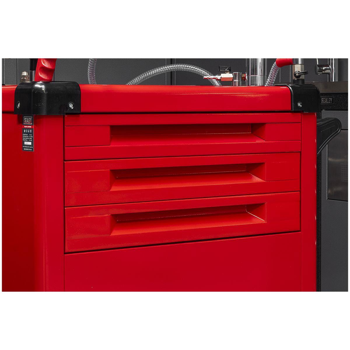 Sealey AK470DX Mobile Multifunction Oil Station with 61pc Tool Set