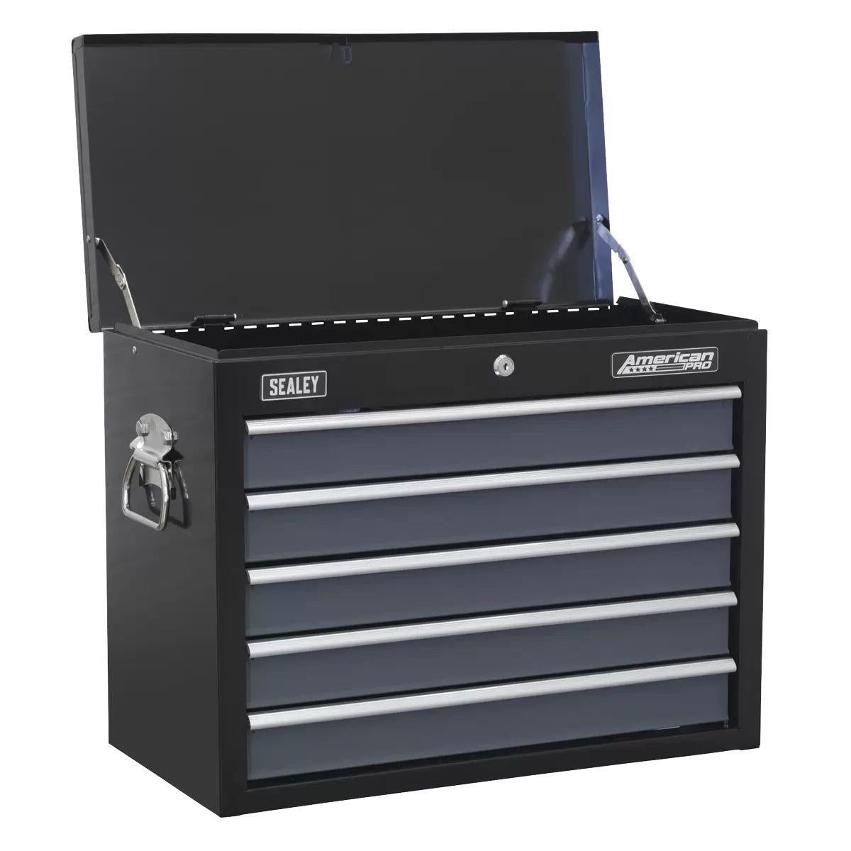 Sealey AP35TBCOMBO Tool Chest Combination 16 Drawer with Ball-Bearing Slides Black/Grey & 398pc Tool Kit