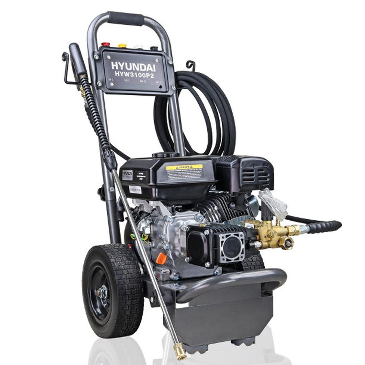 Hyundai HYW3100P2 Petrol Pressure Washer 212cc Engine, 10L/min Flow & AR Pump for Powerful Cleaning