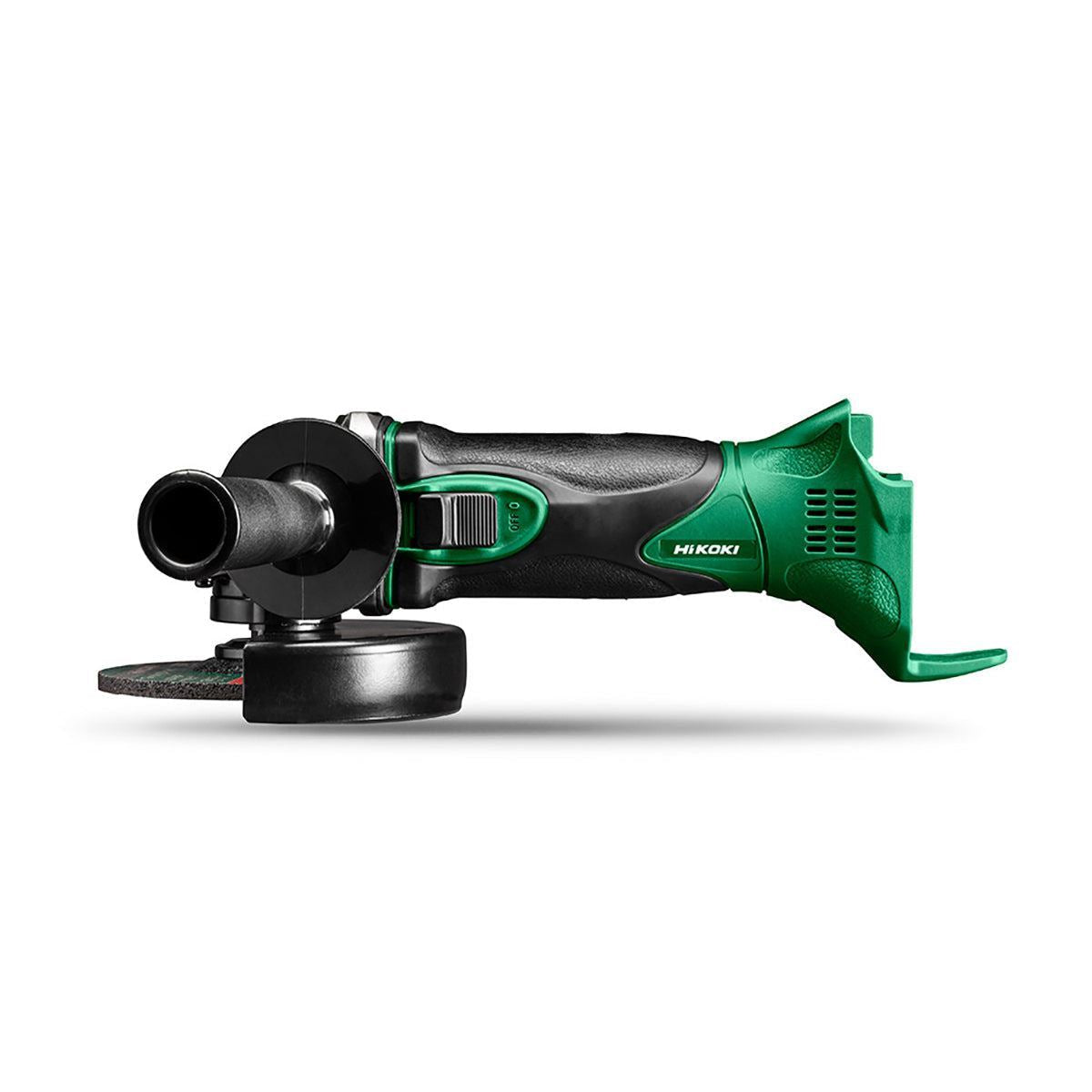 Hikoki G18DSL2W4Z 18V Cordless 115mm Angle Grinder with 1 x 2.5Ah/5.0Ah Battery Charger & Bag