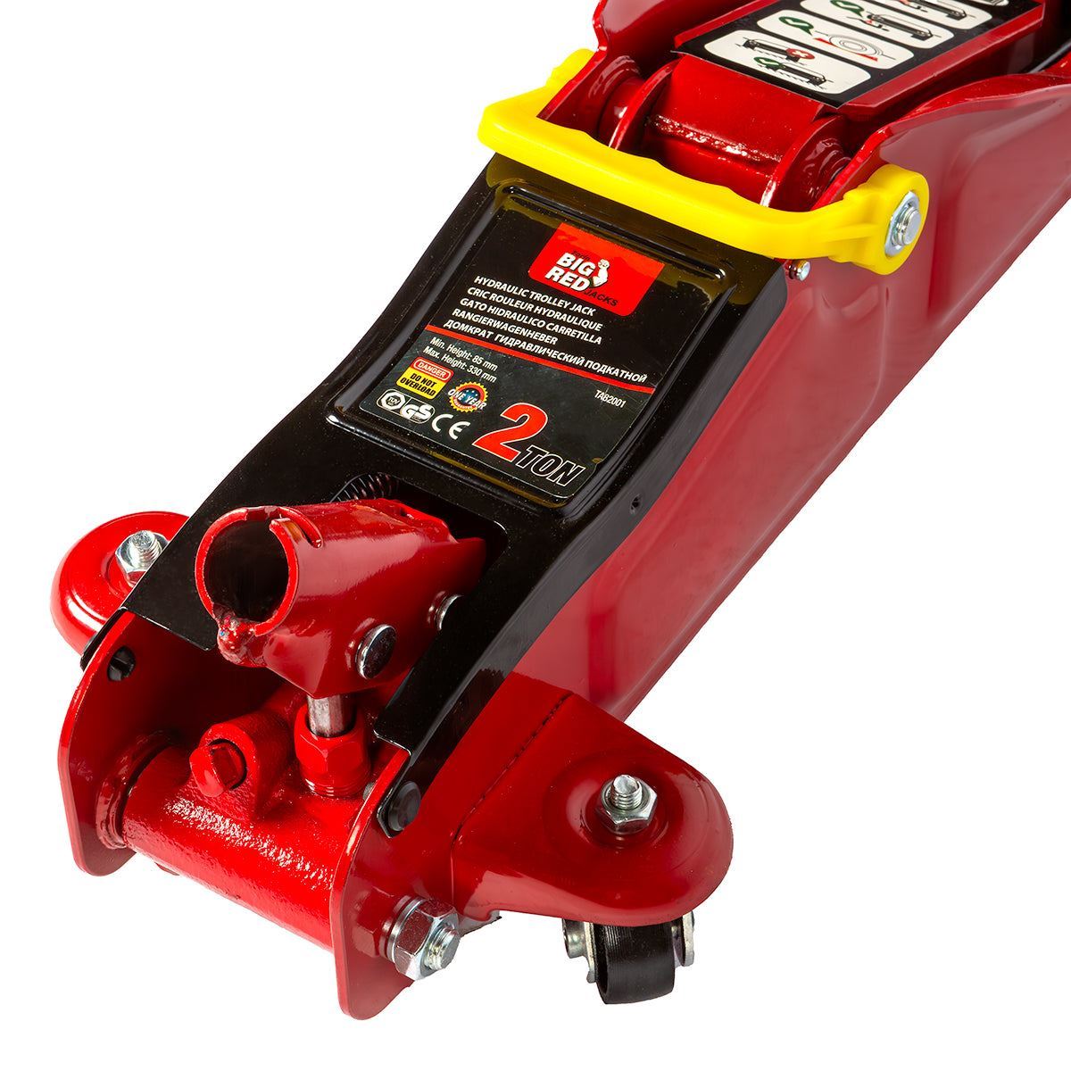 Big Red Torin 2-Ton Hydraulic Jack, Lifting Range 85-330 mm