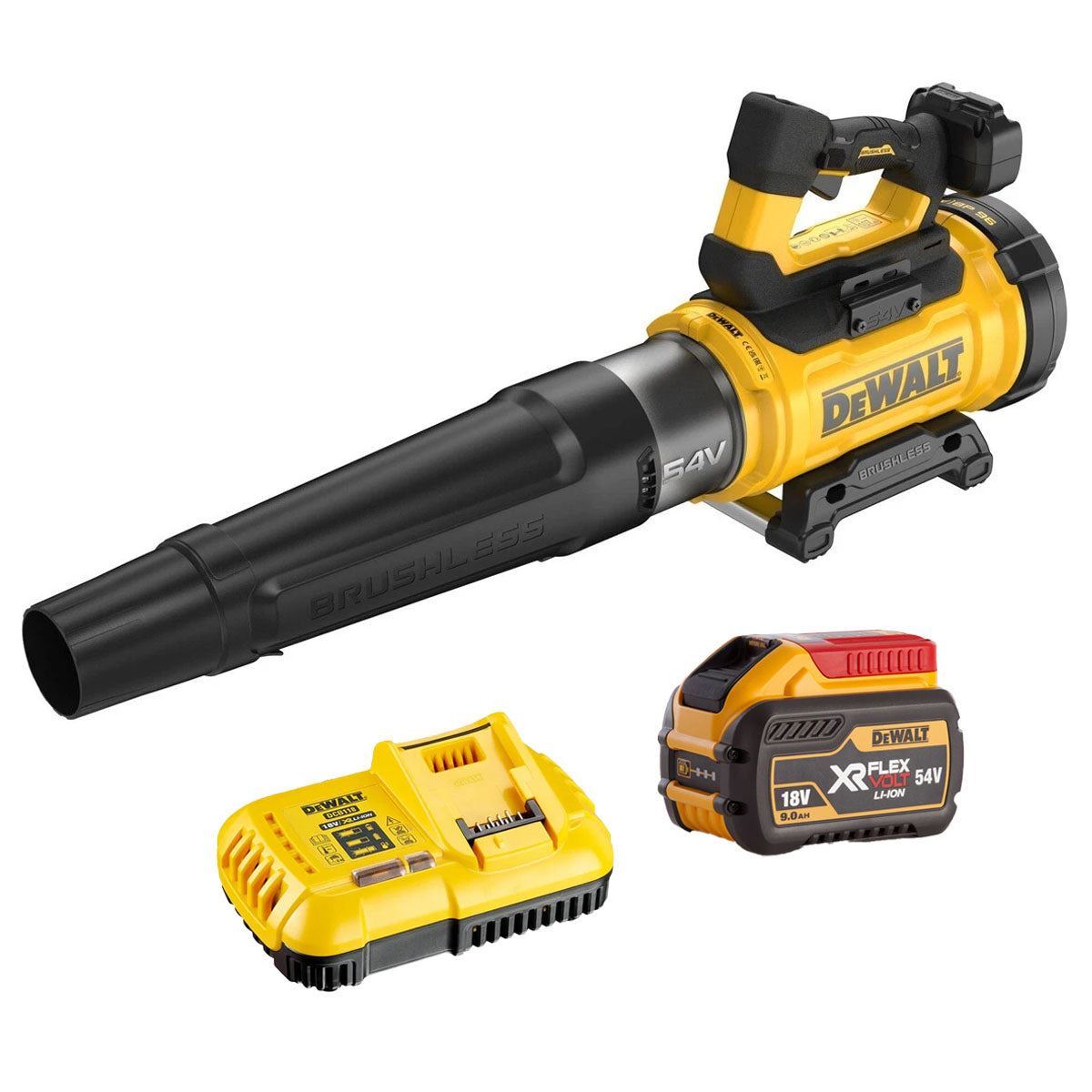 Dewalt DCMBL777X1-GB 54V XR FlexVolt Brushless Axial Blower with 1 x 9.0Ah Battery & Charger