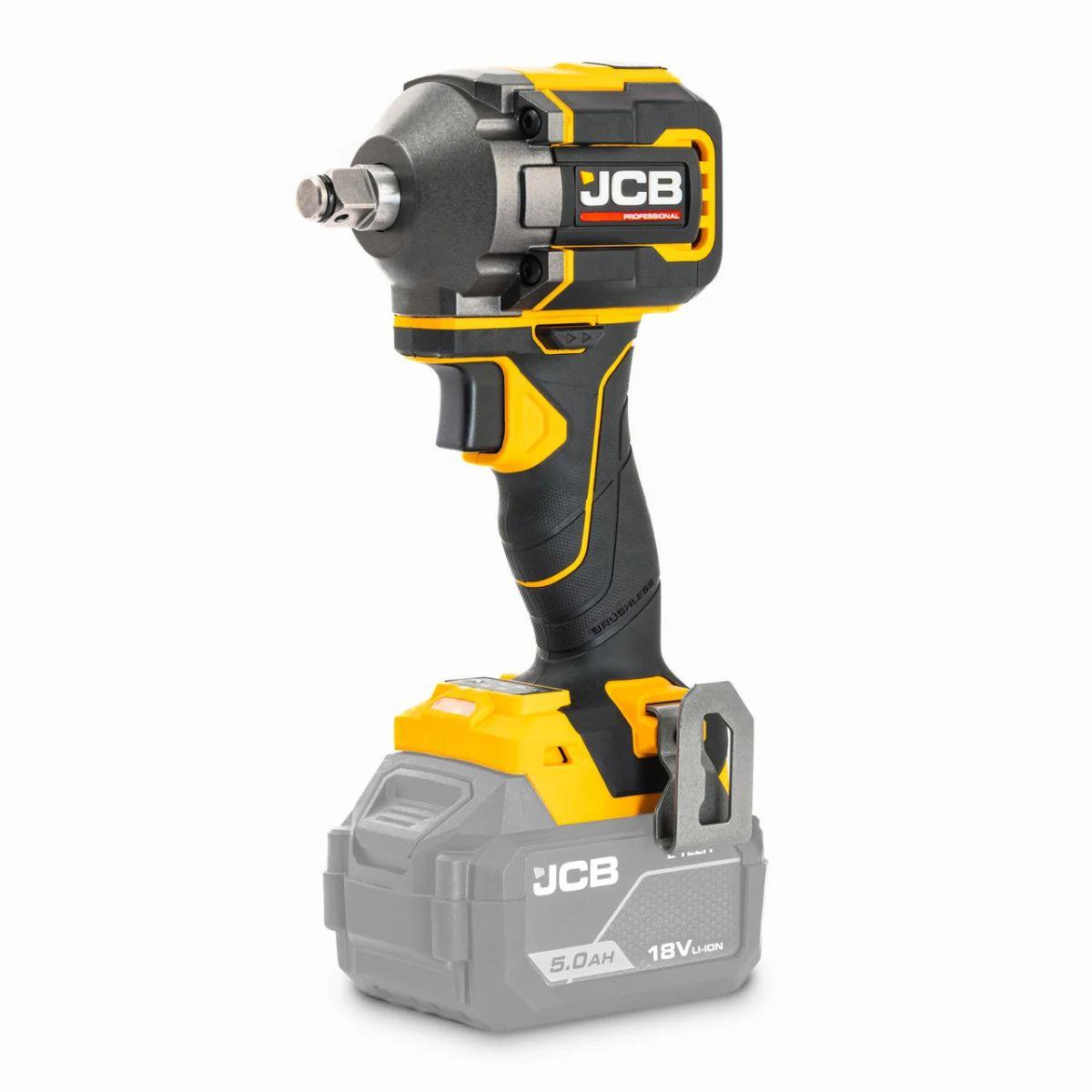 JCB-18PIW-350 18V 1/2 Inch Impact Wrench 350Nm Nut-Busting Torque Body Only