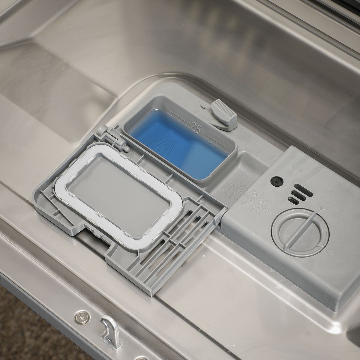 Sealey DH84 Baridi Tabletop Dishwasher 6 Place Settings 6.5L Capacity Silver 230V/1280W