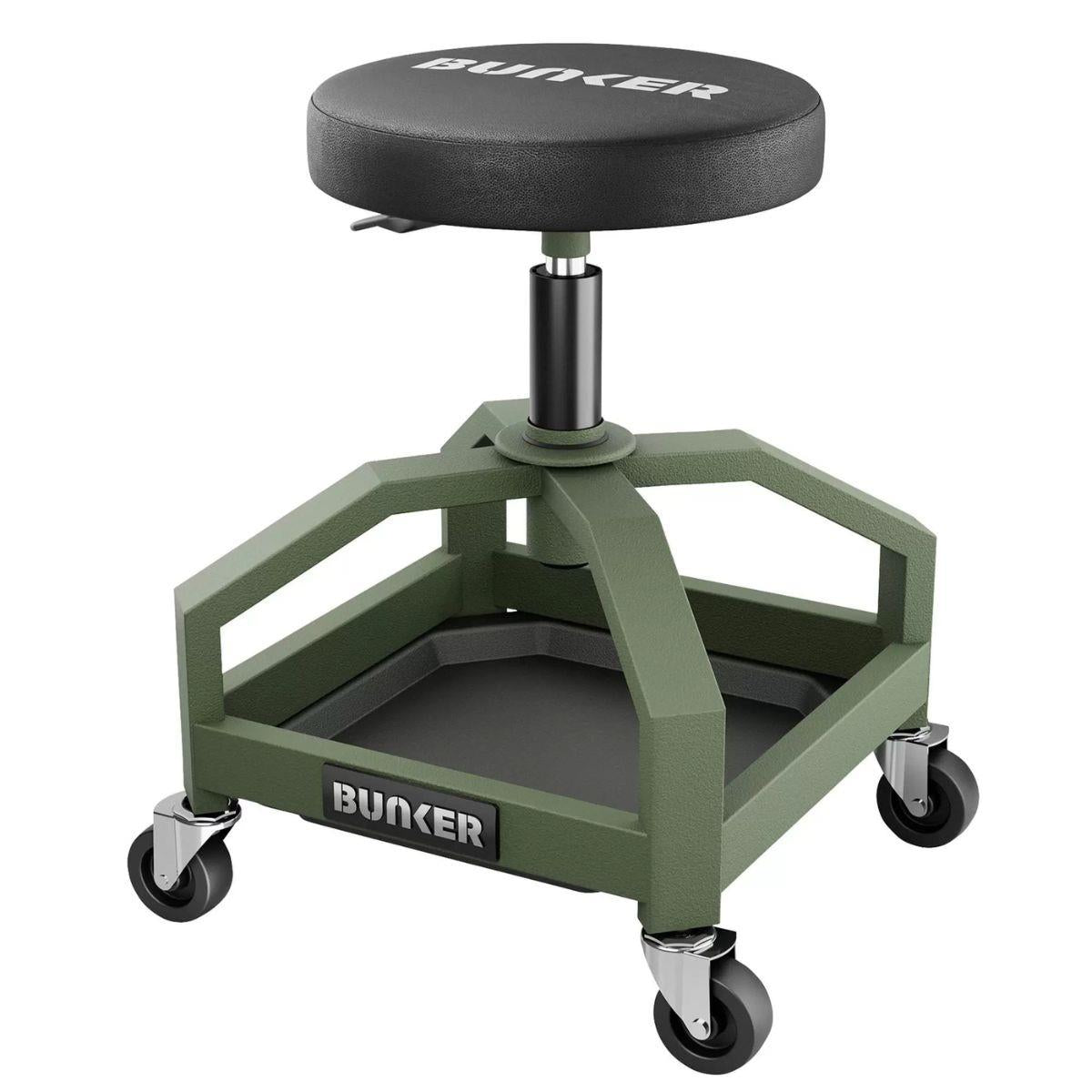 Draper BUNKER AHDSSTL Adjustable Work Stool with Tool Tray 29725