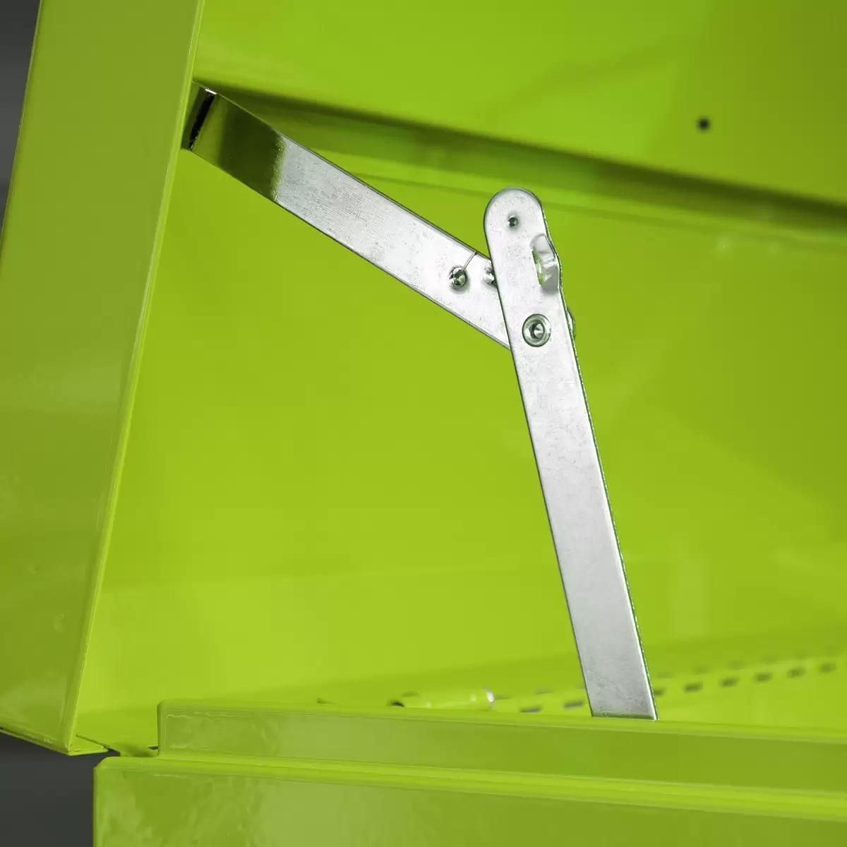 Sealey APSTACKTHV Top chest Roll cab Combination 14 Drawer with Ball-Bearing Slides Green