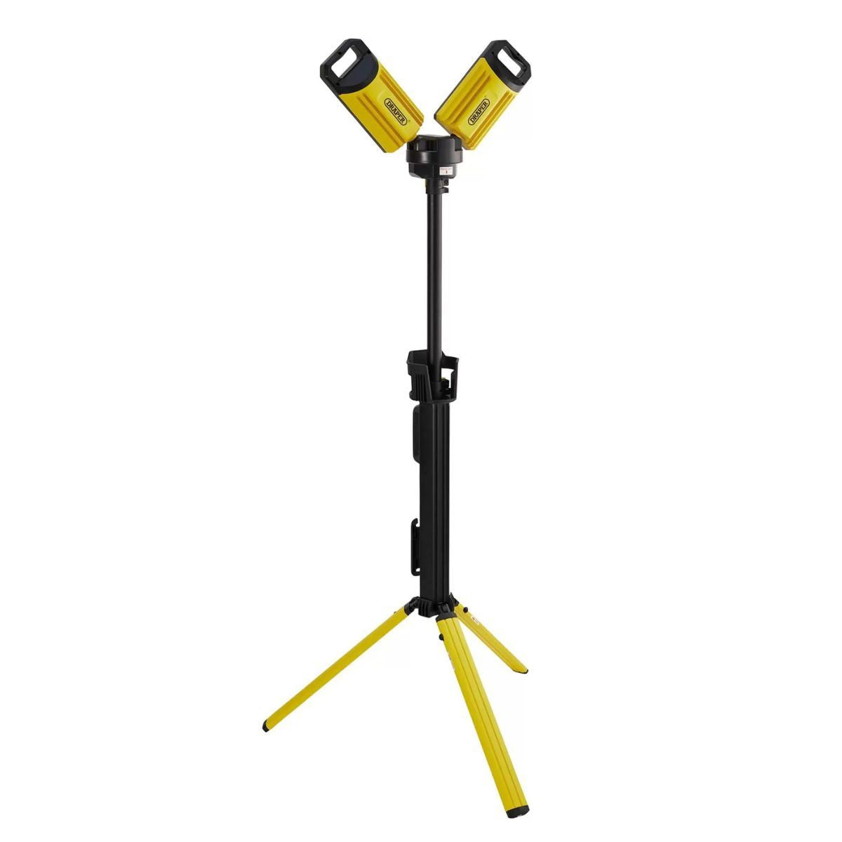 Draper RC/TSL/50W LED High Performance, Portable & Rechargeable Tripod Site/ Work Light 50W/230V 13885