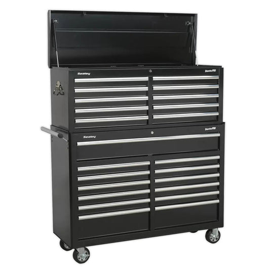 Sealey AP52COMBO2 Tool Chest Combination Black 23 Drawer