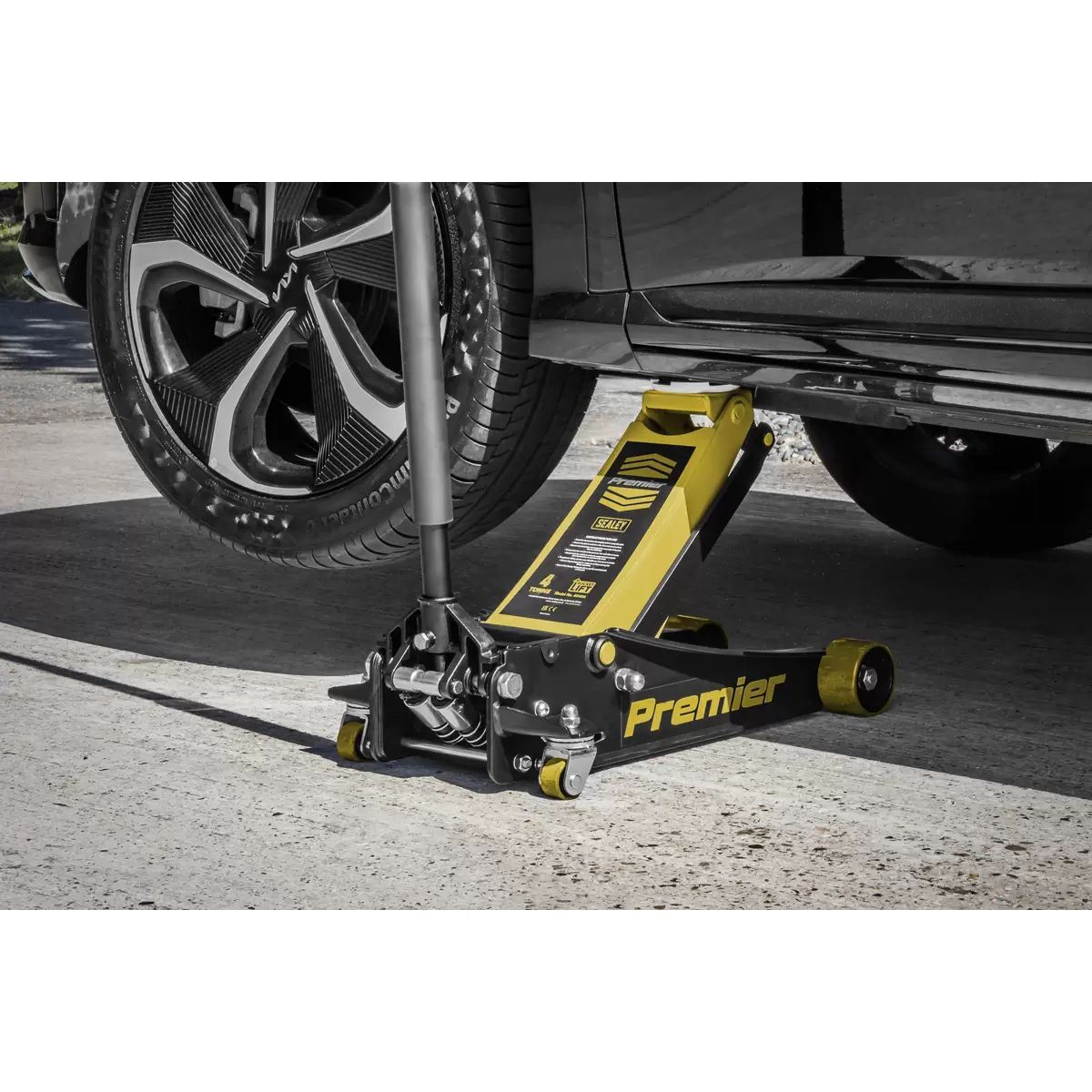 Sealey 4040AY Trolley Jack 4tonne Rocket Lift Yellow