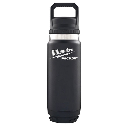 Milwaukee Packout 710ml Chug Lid Bottle Black 4932493466