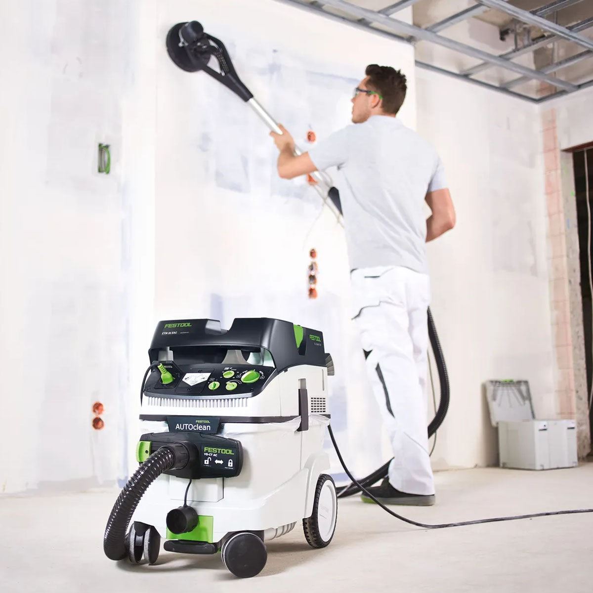 Festool PLANEX Easy LHS-E 225 EQ 110V GB Brushless Long-Reach Sander With Carrying Bag - 571939