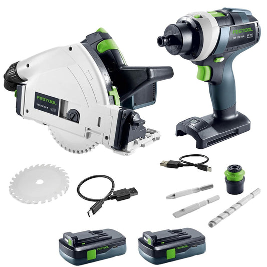 Festool Twin Pack Toy Set TY-TPC Drill & TY-TSC Plunge-Cut Saw