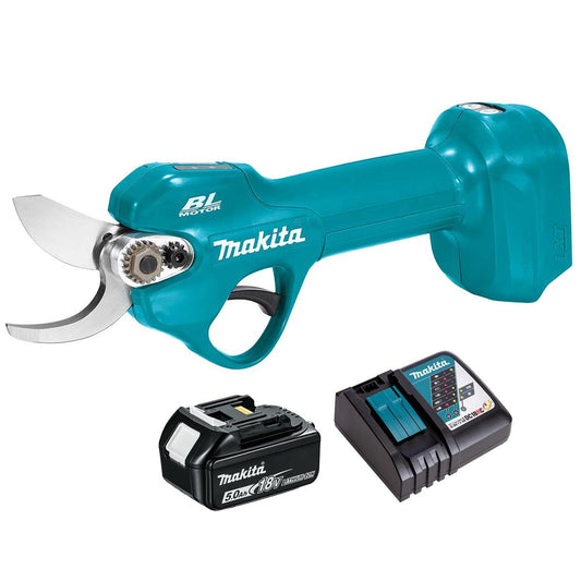 Makita DUP181Z 18V LXT Brushless Pruning Shears With 1 x 5.0Ah Battery & Charger